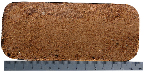 Buche de bois compactéde jour, bois de chauffage