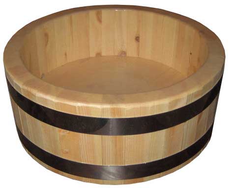 Lavabo en bois